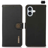 KHAZNEH Custer Genuine Leather RFID Phone Case
