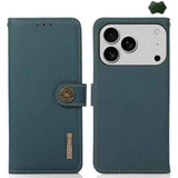 KHAZNEH Custer Genuine Leather RFID Phone Case