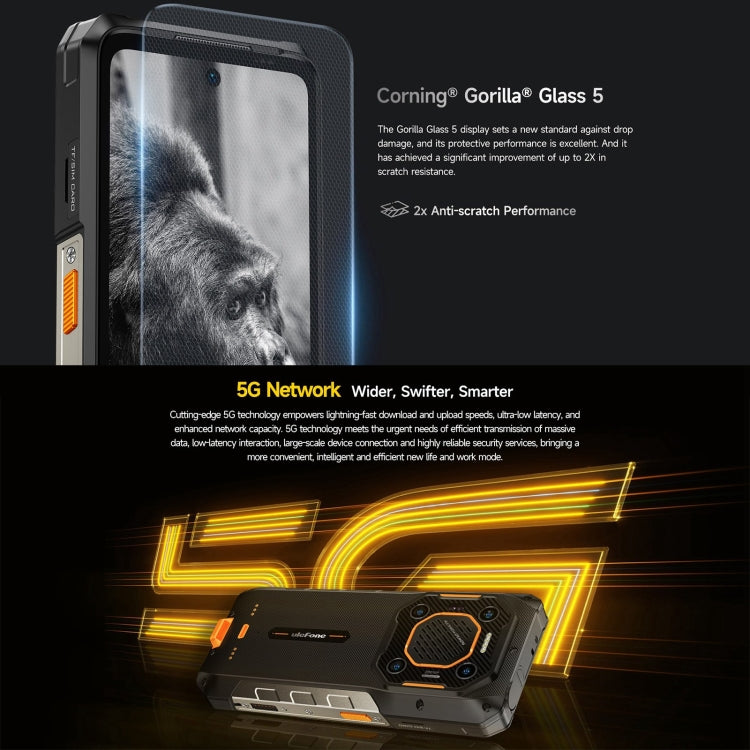 Ulefone Armor 26 Ultra Rugged Phone - 6.78" Android 13, MediaTek Dimensity 8020, 5G, NFC, 12GB+512GB