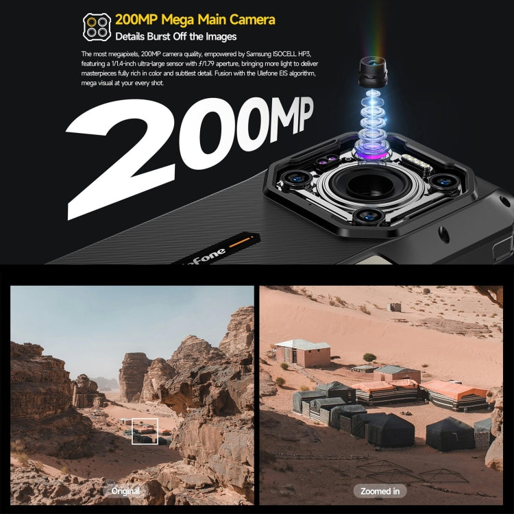 Ulefone Armor 26 Ultra Rugged Phone - 6.78" Android 13, MediaTek Dimensity 8020, 5G, NFC, 12GB+512GB
