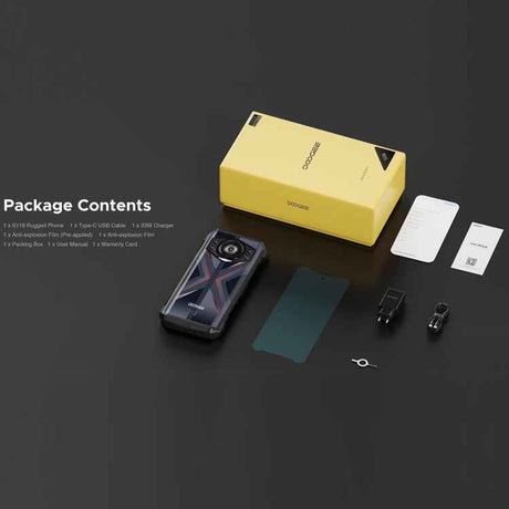 DOOGEE S118 Rugged Phone, 6.58 inch, 8GB+512GB, 10800mAh, Android 14 MediaTek Helio G99