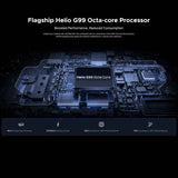 DOOGEE S118 Rugged Phone, 6.58 inch, 8GB+512GB, 10800mAh, Android 14 MediaTek Helio G99