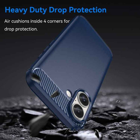 Brushed Texture Carbon Fiber TPU Phone Case