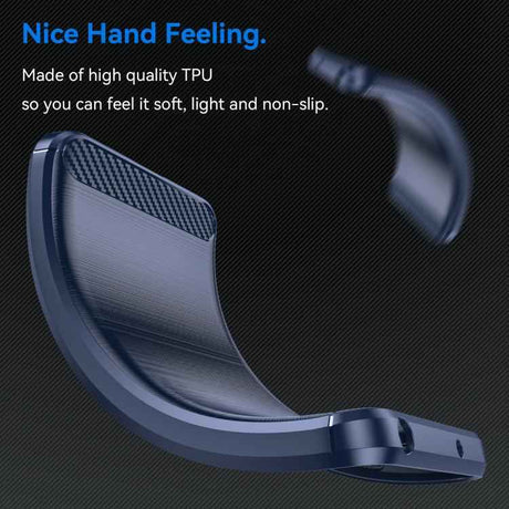 Brushed Texture Carbon Fiber TPU Phone Case