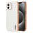 AZNS Electroplated Frame Crocodile Texture Full Coverage Phone Case