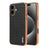 AZNS Electroplated Frame Crocodile Texture Full Coverage Phone Case