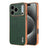 AZNS Electroplated Frame Crocodile Texture Full Coverage Phone Case