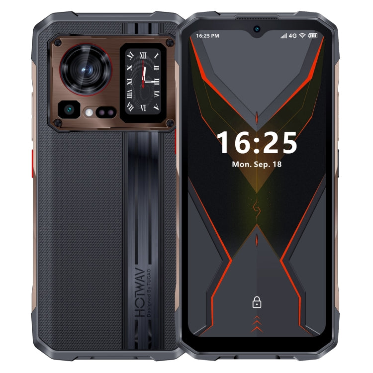 HOTWAV Cyber 15 Rugged Phone - IP68/IP69K Waterproof, 6.6" Android 13, MediaTek Helio G99, 12GB RAM, 256GB Storage, 6280mAh Battery, 4G, NFC, OTG