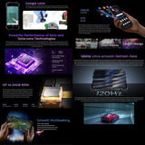 HOTWAV Cyber 15 Rugged Phone - IP68/IP69K Waterproof, 6.6" Android 13, MediaTek Helio G99, 12GB RAM, 256GB Storage, 6280mAh Battery, 4G, NFC, OTG