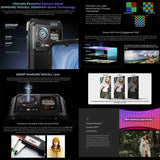 HOTWAV Cyber 15 Rugged Phone - IP68/IP69K Waterproof, 6.6" Android 13, MediaTek Helio G99, 12GB RAM, 256GB Storage, 6280mAh Battery, 4G, NFC, OTG