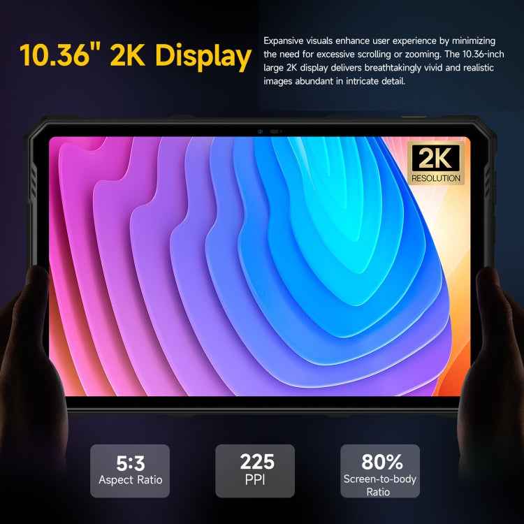 Ulefone Armor Pad 3 Pro Rugged Tablet PC, 10.36 inch Android 13 MediaTek MT8788 Octa Core 4G Network, EU Plug