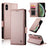 Side Buckle Magnetic Frosted Leather Phone Case