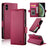Side Buckle Magnetic Frosted Leather Phone Case