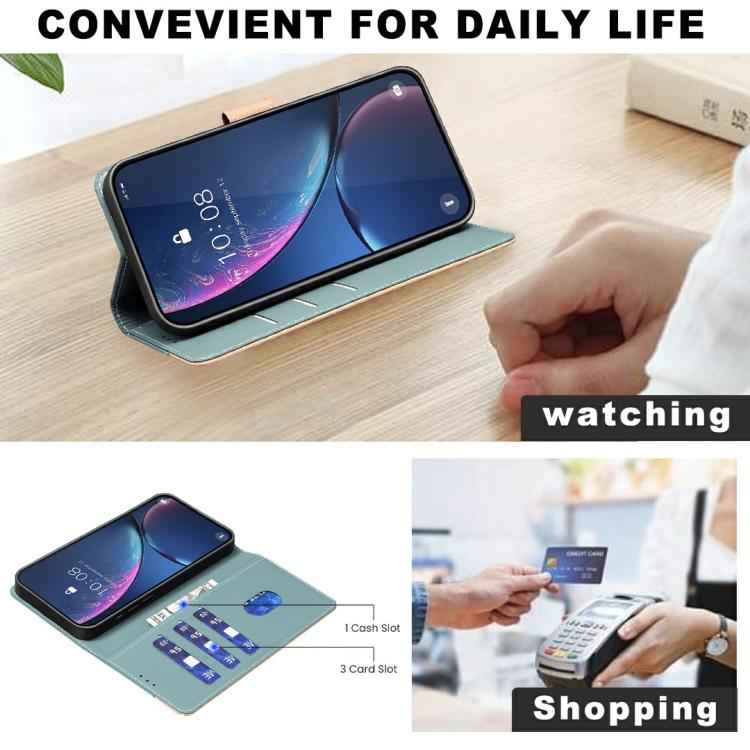 Color Matching RFID Anti-theft Leather Phone Case