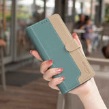 Color Matching RFID Anti-theft Leather Phone Case