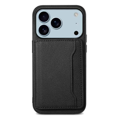 Calf Texture Card Bag Design Full Coverage Phone Case