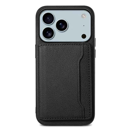 Calf Texture Card Bag Design Full Coverage Phone Case