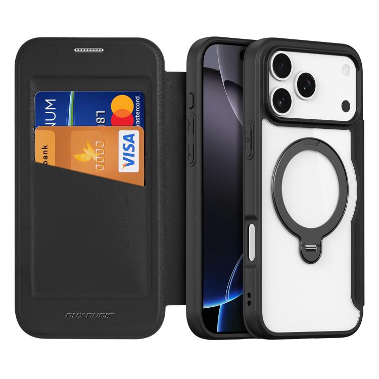 DUX DUCIS Skin X Pro Series MagSafe Ring Holder Leather Phone Case