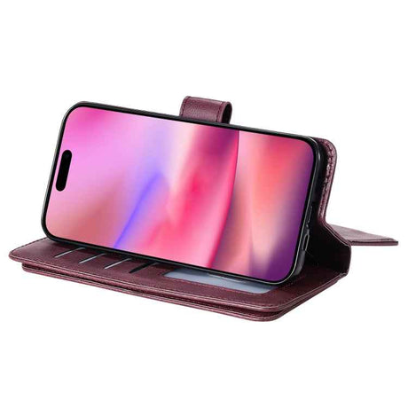Multi-Function Wallet 10 Card Slots Leather Phone Case
