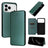Carbon Fiber Texture Flip Leather Phone Case