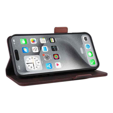 Magnetic Clasp Leather Phone Case