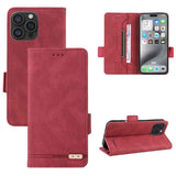 Magnetic Clasp Leather Phone Case
