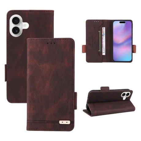 Magnetic Clasp Leather Phone Case