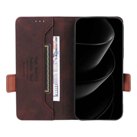 Magnetic Clasp Leather Phone Case