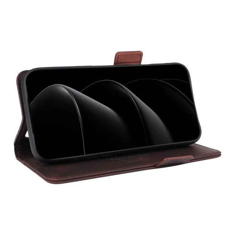 Magnetic Clasp Leather Phone Case