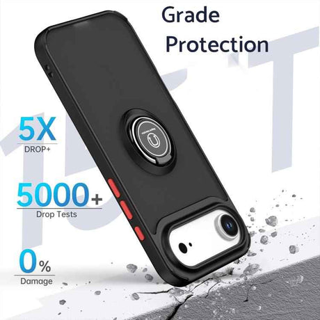 Q Shadow 1 Series TPU + PC Phone Case with Ring