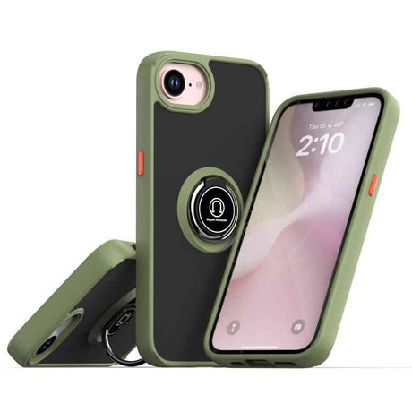 Q Shadow 1 Series TPU + PC Phone Case with Ring