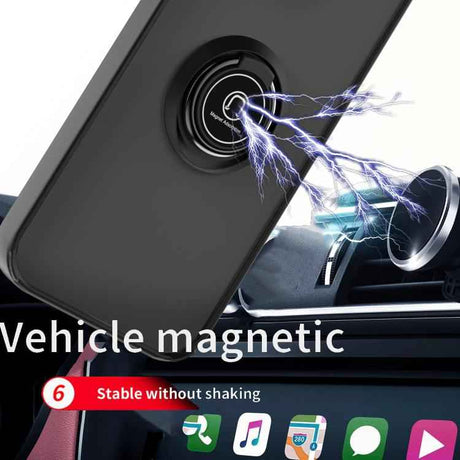 Q Shadow 1 Series TPU + PC Phone Case with Ring