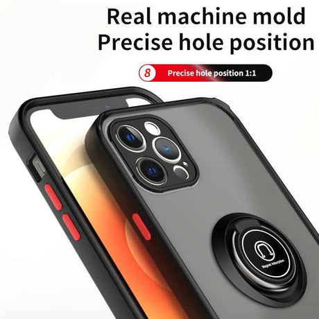 Q Shadow 1 Series TPU + PC Phone Case with Ring