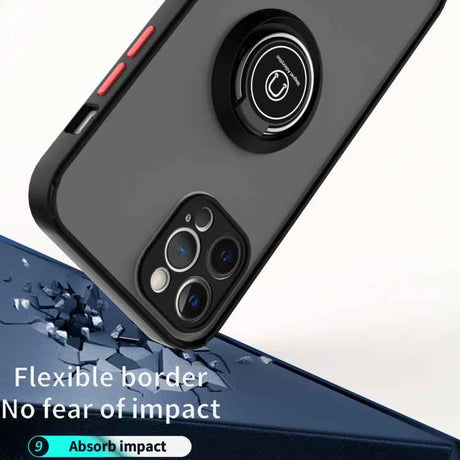 Q Shadow 1 Series TPU + PC Phone Case with Ring