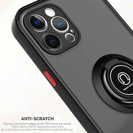 Q Shadow 1 Series TPU + PC Phone Case with Ring