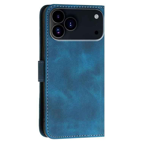 YX0080 Grid Butterfly Embossed Pattern Flip Leather Phone Case with Lanyard