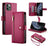 Nine Card-slot Zipper Wallet Bag Leather Phone Case