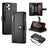 Nine Card-slot Zipper Wallet Bag Leather Phone Case