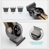 VGR V-989 5W USB Digital Display Gradient Trimming Hair Clipper
