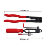 Alicates 2 en 1 para abrazaderas de fuelle de junta homocinética para automóvil - Kit completo de herramientas de flejado