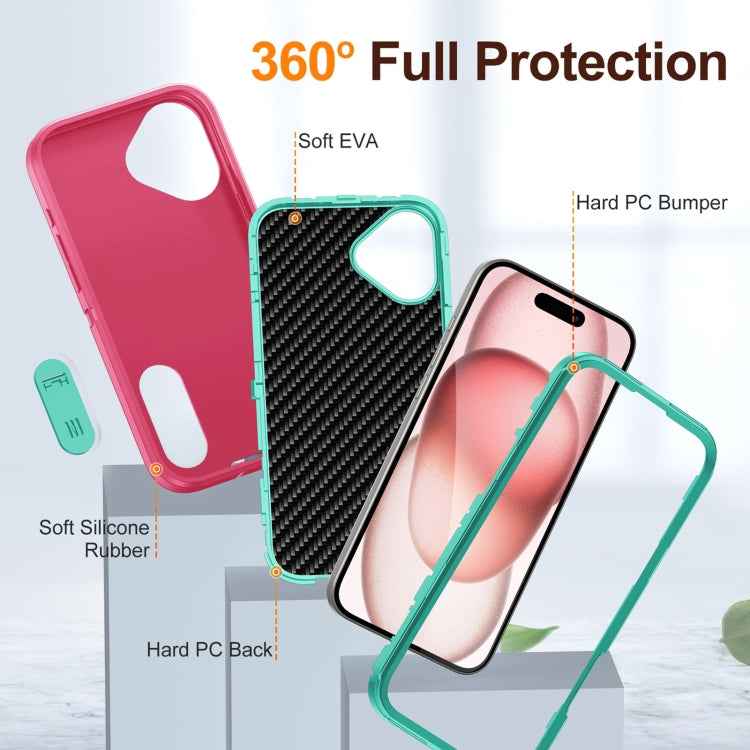 Rugged PC + Silicone Phone Case with Holder