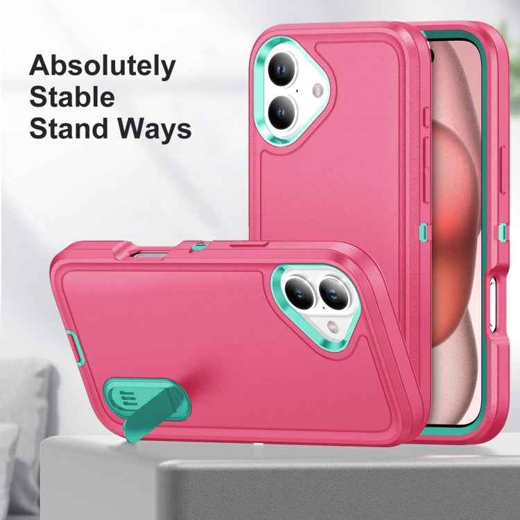Rugged PC + Silicone Phone Case with Holder