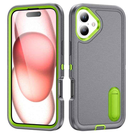 Rugged PC + Silicone Phone Case with Holder