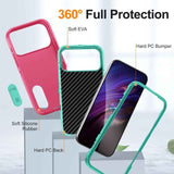 Rugged PC + Silicone Phone Case with Holder