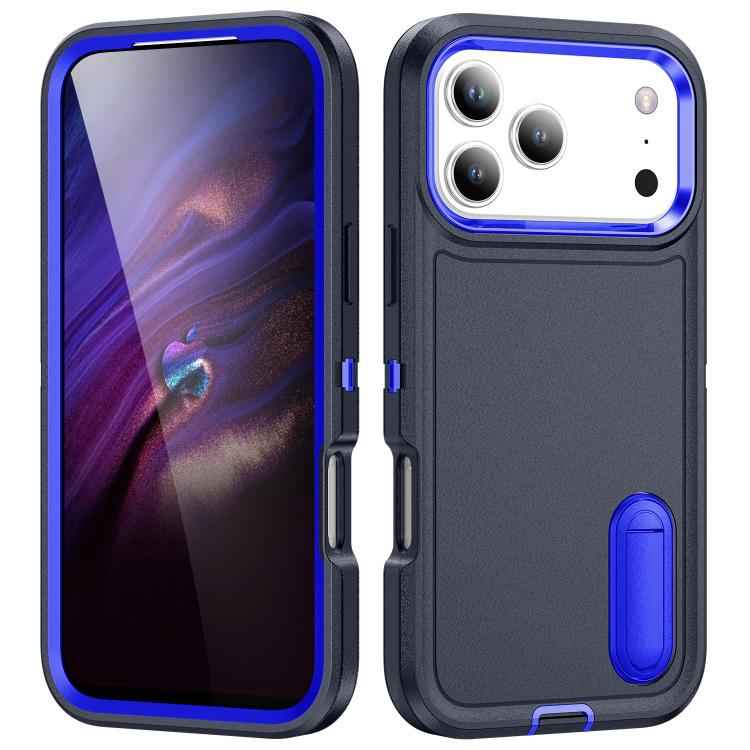 Rugged PC + Silicone Phone Case with Holder