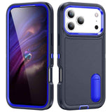 Rugged PC + Silicone Phone Case with Holder