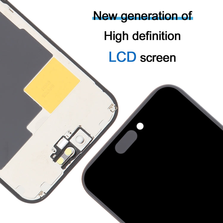 YK OLED LCD Screen for iPhone Repair 13 14 15 Pro - Incell, No IC Needed