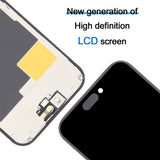 YK OLED LCD Screen for iPhone Repair 13 14 15 Pro - Incell, No IC Needed