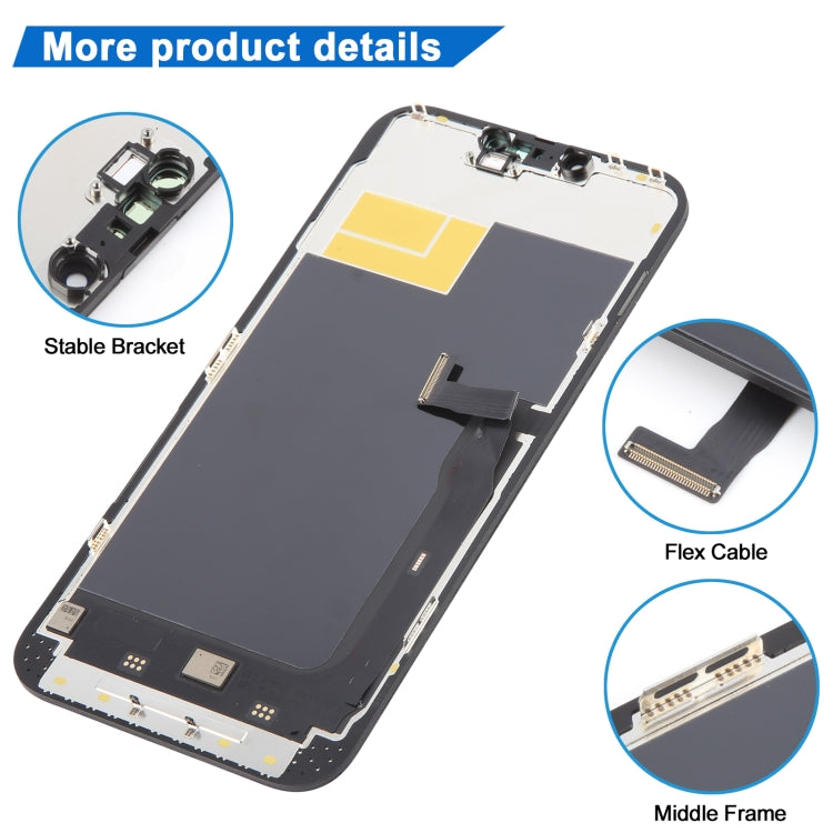 ZY Incell HD 1:1 LCD Screen for iPhone 13 Pro Max, iPhone 13 Mini, 12 Pro Max, 12 Mini, 11 Pro, XS, XR, XS Max, X