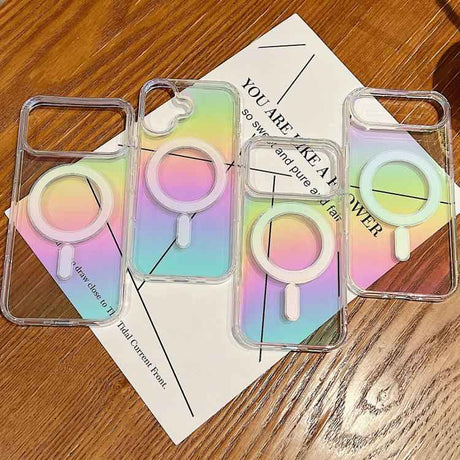 Gradient Color MagSafe Airbag Full Coverage Phone Case